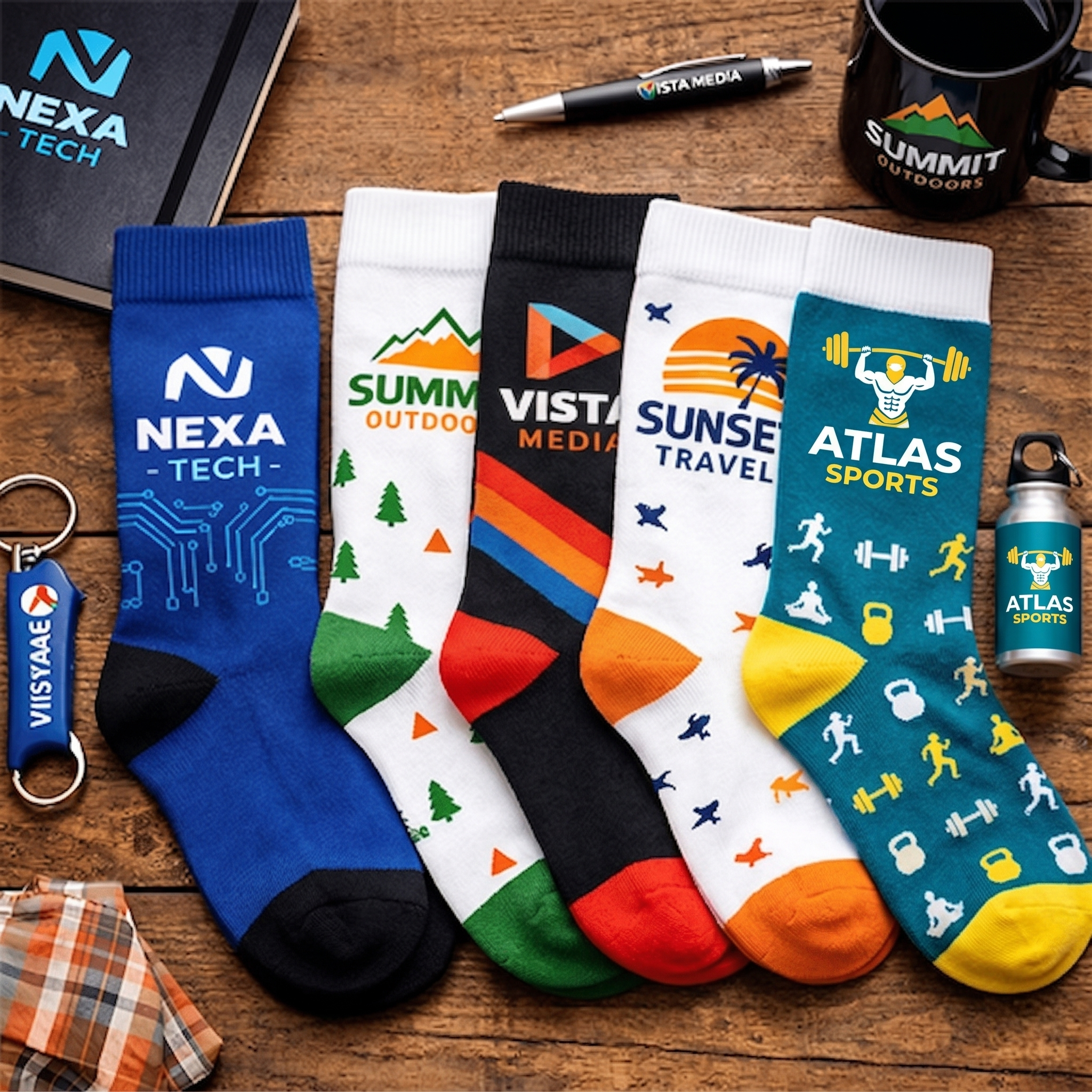 Custom Logo Socks